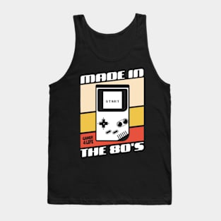 Made In The 80's Vintage Retro Gaming Tank Top